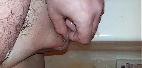  Smooth voyeur, the most beautiful penis and balls ever. Shaved and manicured to perfection